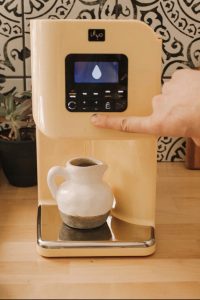 The LĒVO II+ infusion machine on a kitchen counter